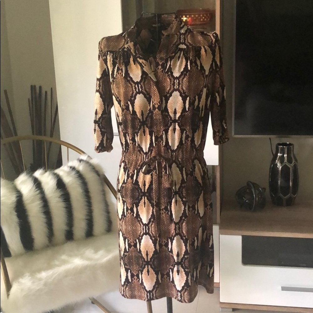 WHBM Animal Print Dress